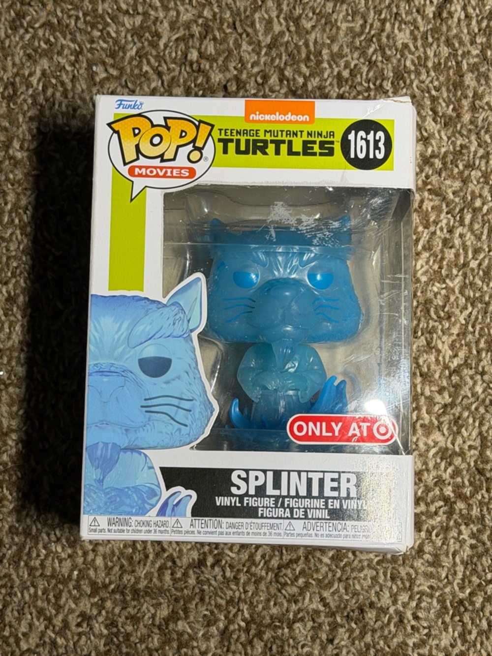 Funko Pop! Movies Splinter Vinyl Figure - Blue Transparent